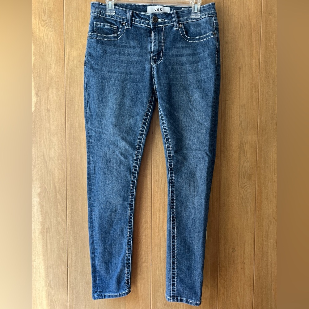 VGS Jeans Skinny Women’s Size 4 Blue Low Rise Medium Wash Blue Denim